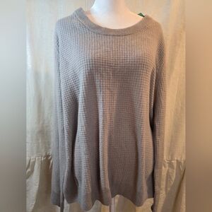 Elegant  Waffle Knit Cardigan